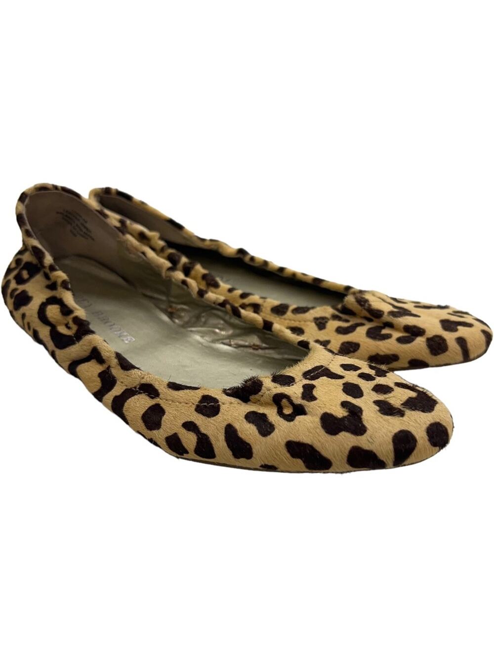 Audrey Brooke Ballet Flats Womens Size 6.5 Lydia Calf Hair Flat 6.5